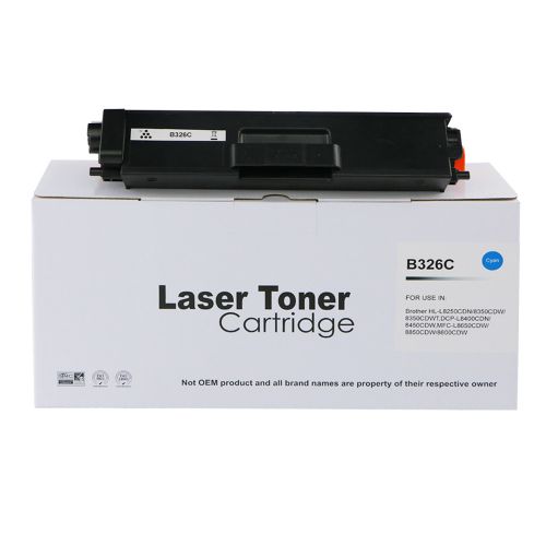 Eco Branded Brother TN326C Cyan Hi Cap Toner