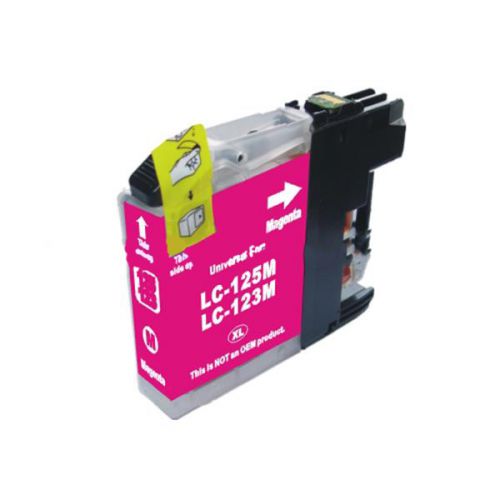 Eco Branded Brother LC123M Magenta Stdi Cap Ink Cartridge [LC123M ]