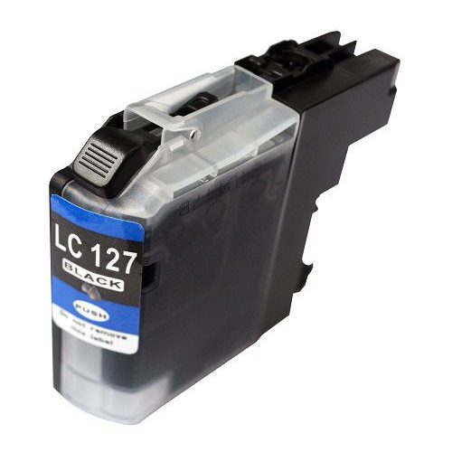 Eco Branded Brother LC127BK Black Hi Cap Ink Cartridge [LC127XLBK ]