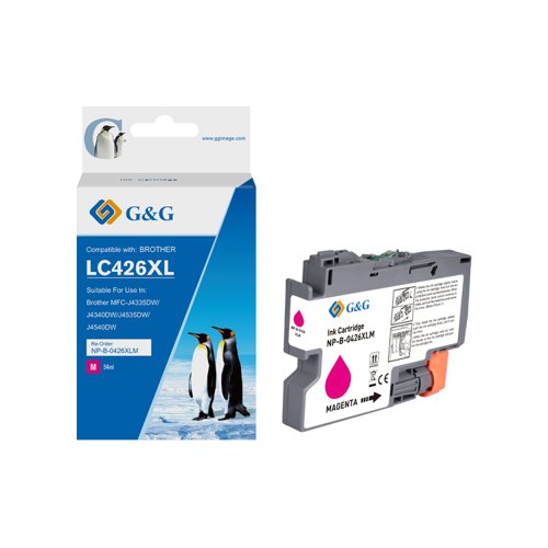 Eco Branded Brother LC426XLM High Capacity Magenta Ink Cartridge
