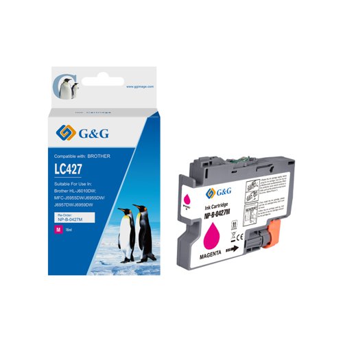 Eco Branded Brother LC427M Magenta Ink Cartridge