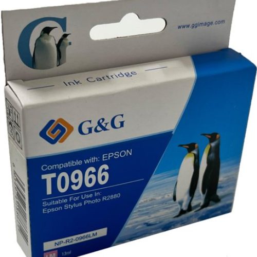Eco Branded Epson T0966 Light Magenta C13T09664010 Inkjet