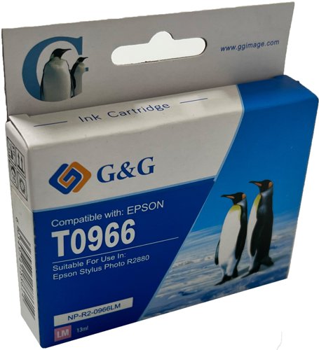 Eco Branded Epson T0966 Light Magenta C13T09664010 Inkjet