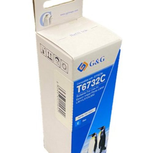 Eco Branded Epson  C13T67324A Cyan Ink Bottle