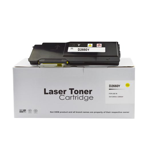Eco Branded Dell 593-BBBR Yellow Hi Cap Toner