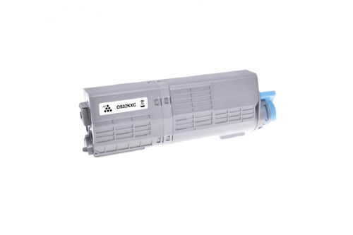 Eco Branded OKI C532BK Black Hi Cap 46490608 Toner